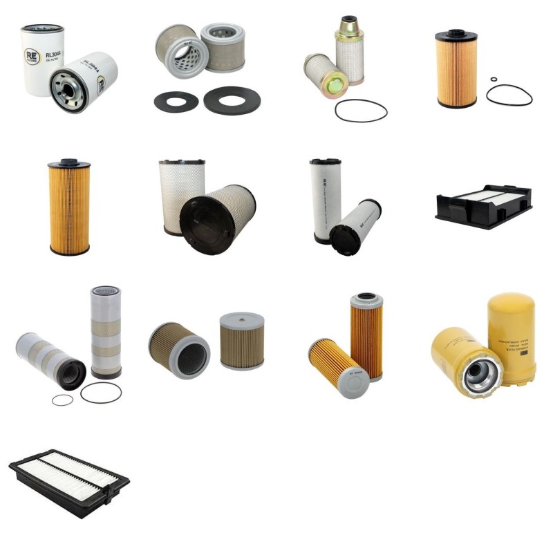 HITACHI ZX 190 W-5 B Filter Service Kit w/Isuzu Am-4Hk1X Eng.