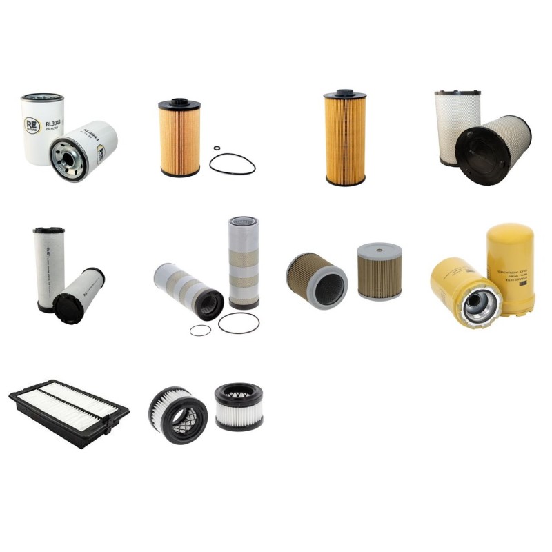 Filter Kit For Hitachi ZX 200-3LC-3 Filter Service Kit with Isuzu Engine Serial No 200001-2006-