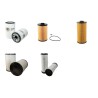 Filter Kit For Hitachi ZX 200-3LC-3 Filter Service Kit Air Oil Fuel Filters with Isuzu AH-4HK1XYSA-02 Engine Serial No 200001- Y