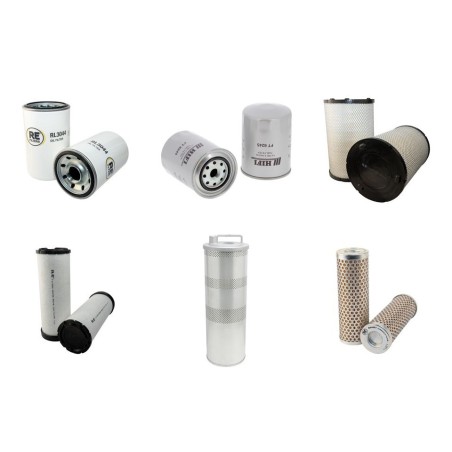 HITACHI ZX 210 W Filter Service Kit w/Isuzu Aa-6Bg1T Eng. 2003-
