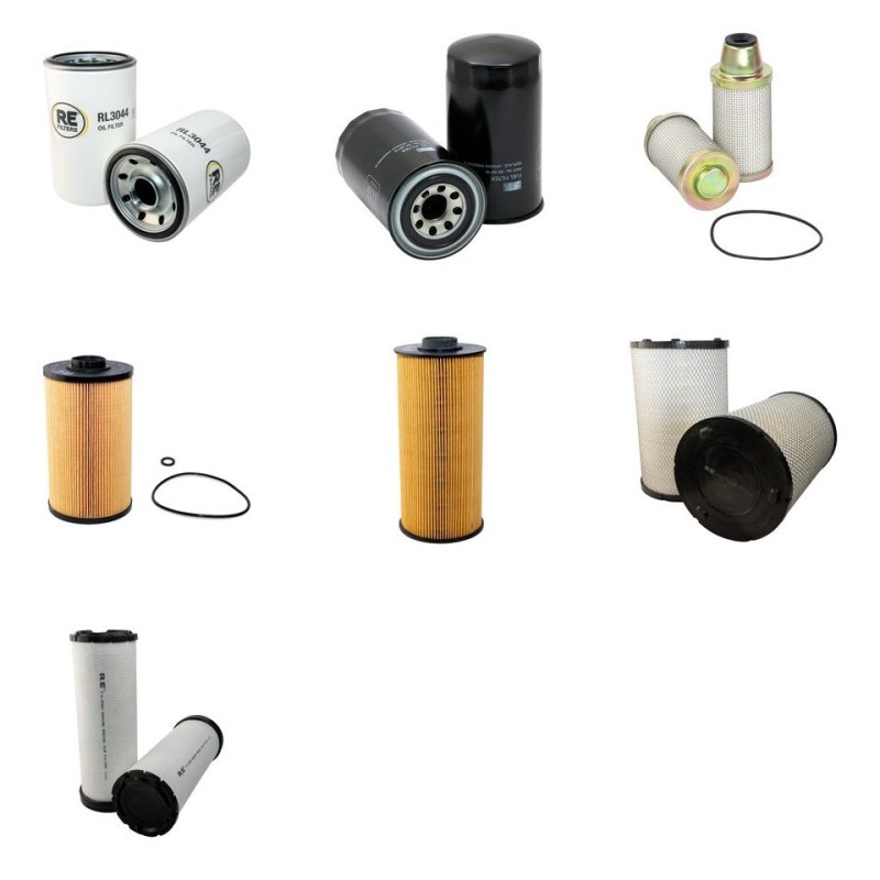Filter Kit For Hitachi ZX 250 LC-5 Filter Service Kit Air Oil Fuel Filters with Isuzu Engine Serial No HLMDCA Year 2012-