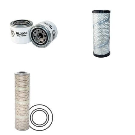 HITACHI ZX 27 U-3 Filter Service Kit w/Kubota V1505 Eng.