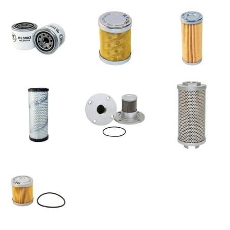 HITACHI ZX 35 ZAXIS Filter Service Kit w/Kubota V1505 Eng. 2003-