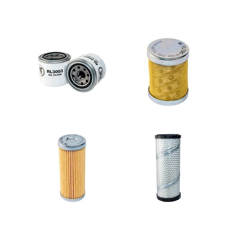 HITACHI ZX 35 ZAXIS Filter Service Kit w/Kubota V1505 Eng. 2003-