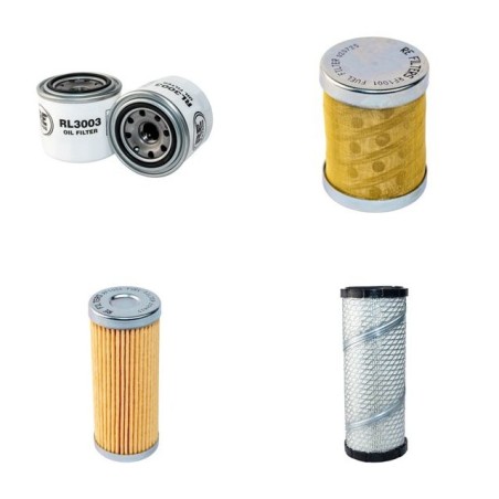 HITACHI ZX 35 ZAXIS Filter Service Kit w/Kubota V1505 Eng. 2003-
