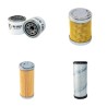 HITACHI ZX 35 ZAXIS Filter Service Kit w/Kubota V1505 Eng. 2003-