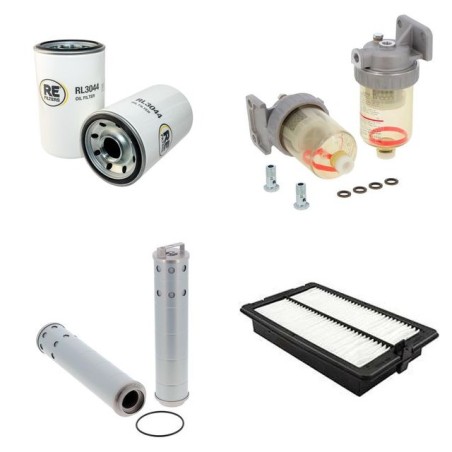 Filter Kit For Hitachi ZX 450 Filter Service Kit with Isuzu AA-6WG1TQA Engine  Year 2003-