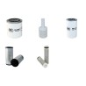 Filter Kit For Hitachi ZX 48 U-3P Filter Service Kit Air Oil Fuel Filters with Yanmar Engine  Year 2013