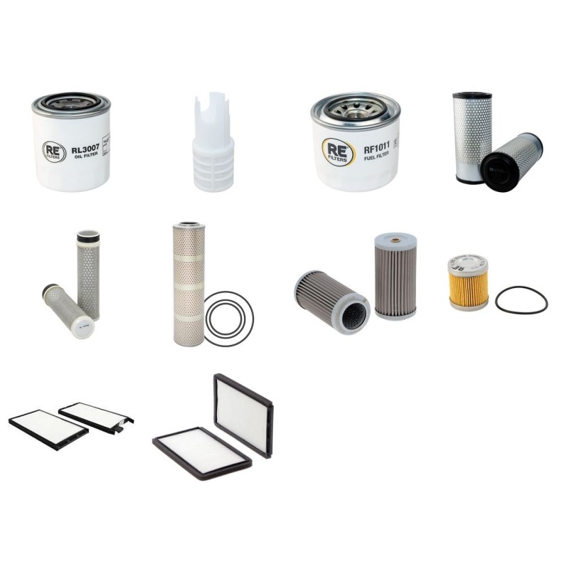 Filter Kit For Hitachi ZX48 U-5A Filter Service Kit with Yanmar Engine Full Kit