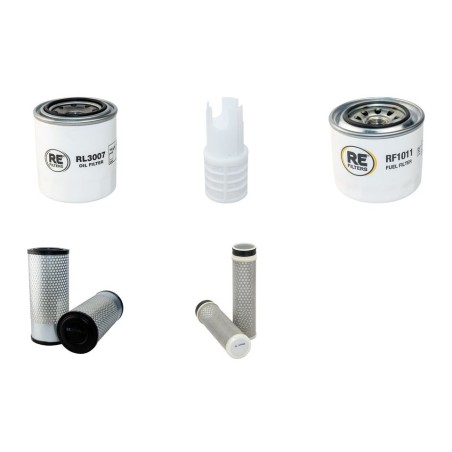 HITACHI ZX48 U-5A Filter Service Kit w/Yanmar Engine