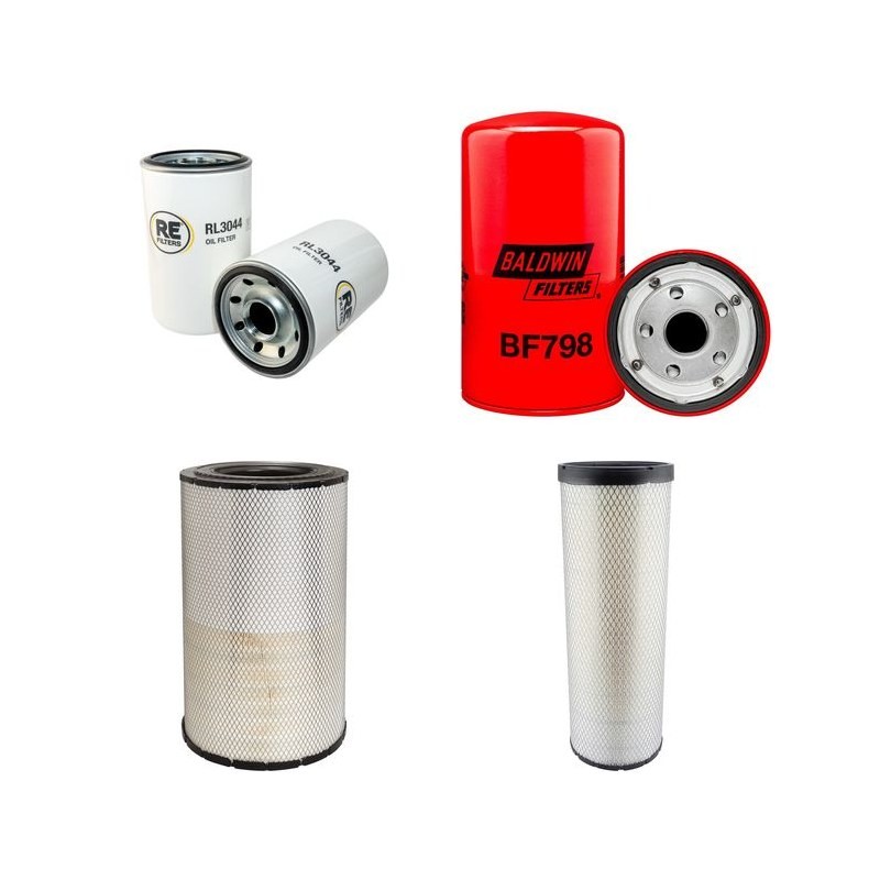 Filter Kit For Hitachi ZX 500 LH Filter Service Kit Air Oil Fuel Filters with Isuzu Engine  Year 2006-