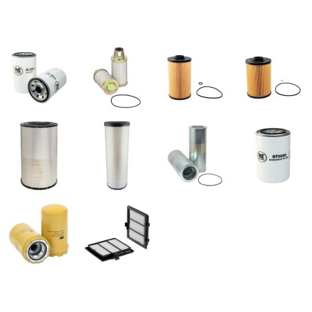 HITACHI ZX 520 LCH-5 B Filter Service Kit w/ISUZU  Eng.