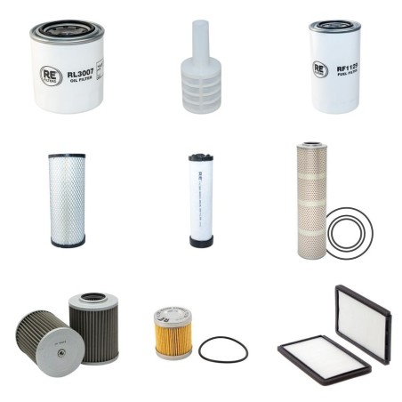 Filter Kit For Hitachi ZX 60 USB Filter Service Kit with Yanmar 4Tnv98 Engine 2009-