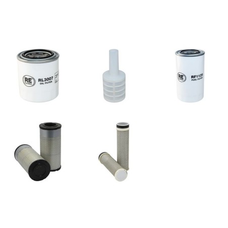 Filter Kit For Hitachi ZX 65 USB-5A Filter Service Kit Air Oil Fuel Filters with Yanmar 4TNV94-ZWHB Engine  Year 2014