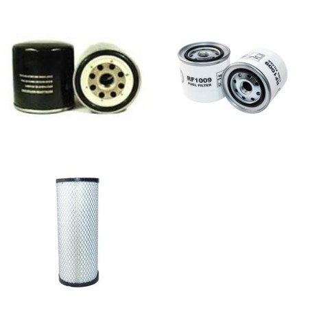 Filter Kit For Hitachi ZX 75 U Filter Service Kit Air Oil Fuel Filters with Isuzu Engine  Year 2004-