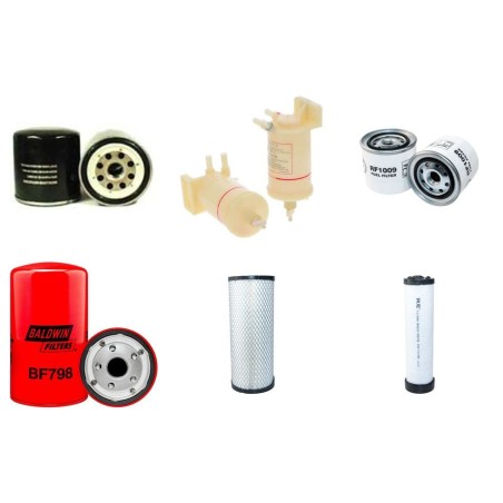 HITACHI ZX 80-SB Filter Service Kit Air Oil Fuel Filters w/ISUZU CC4JG1 Eng.   YR  2008-