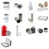 HITACHI ZX 85 USB-5A Filter Service Kit w/Yanmar 4TNV94L Eng.