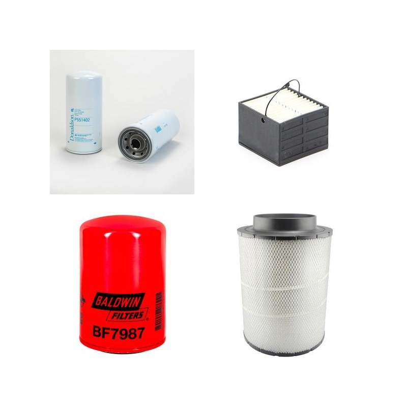 HITZINGER SGE 40S04T Filter Service Kit w/MTU 12V2000 Eng.