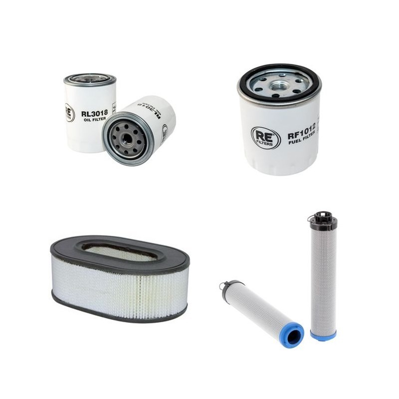 HOLLAND LIFT Q 135 DL 25 TR Filter Service Kit w/Hatz 3L41C Eng. 2012