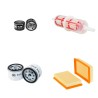 HOLMAC HZC 16-22 Filter Service Kit w/Lombardini LDW903 Eng.   YR  1999-