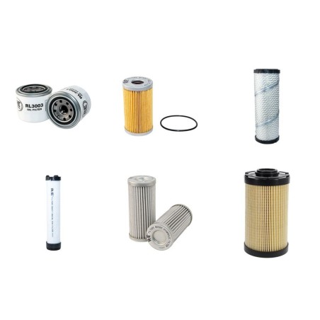 HOLMAC HZC 25 Filter Service Kit w/Kubota V1505 Eng. 2010-