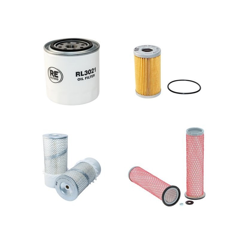 HOLMAC M 38 Filter Service Kit Air Oil Fuel Filters w/Kubota  Eng.