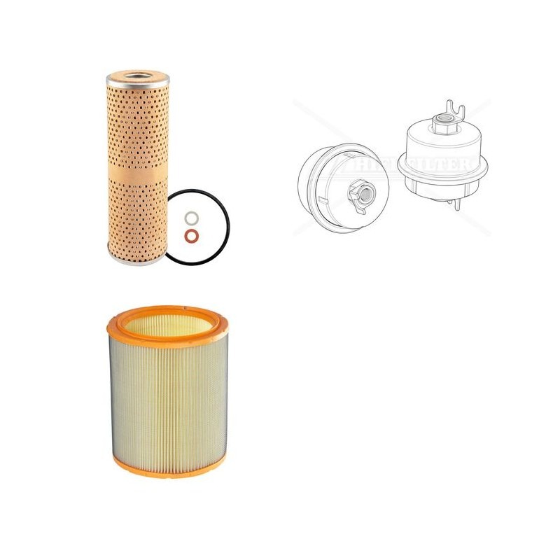 HONDA CRX 1.6I 16V Filter Service Kit w/ZC1 Eng.   YR  03.86-10.87 125 CH AS