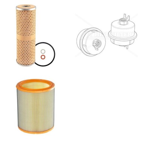 HONDA CRX 1.6I 16V Filter Service Kit w/ZC1 Eng.   YR  03.86-10.87 125 CH AS