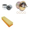 HONDA CRX II 1.6I 16V VTEC Filter Service Kit w/ B16A1 Eng.   YR  10.89-02.92 150 CH EE8