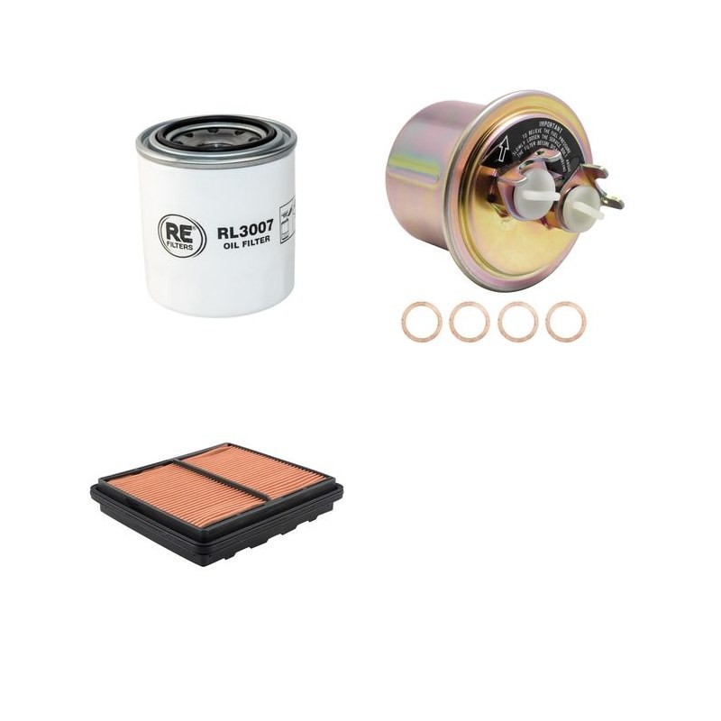 HONDA CRX III 1.6 ESI Filter Service Kit w/ D16Y8/D16Z6 Eng.   YR  03.92-12.98 125 CH EH/EG