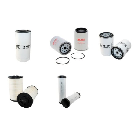 ATLAS COPCO QAS 150 Filter Service Kit with Volvo TAD720GE Eng Year 2004-150 KVA