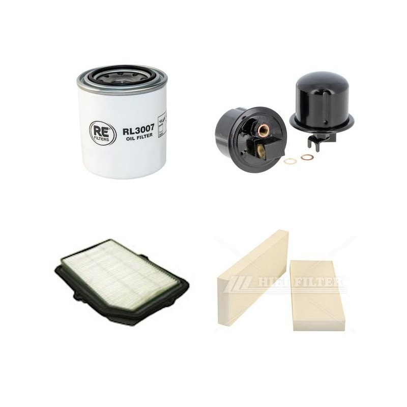 HONDA PRELUDE V 2.0I 16V Filter Service Kit w/ F20A4 Eng.   YR  10.96-10.00 133 CH BB9