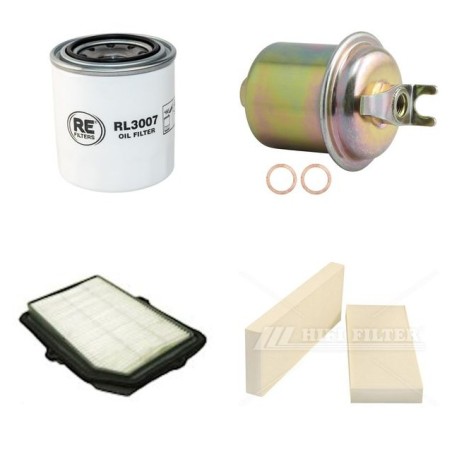 HONDA PRELUDE V 2.2I 16V Filter Service Kit w/ H22A5 Eng.   YR  10.96-10.00 185 CH BB