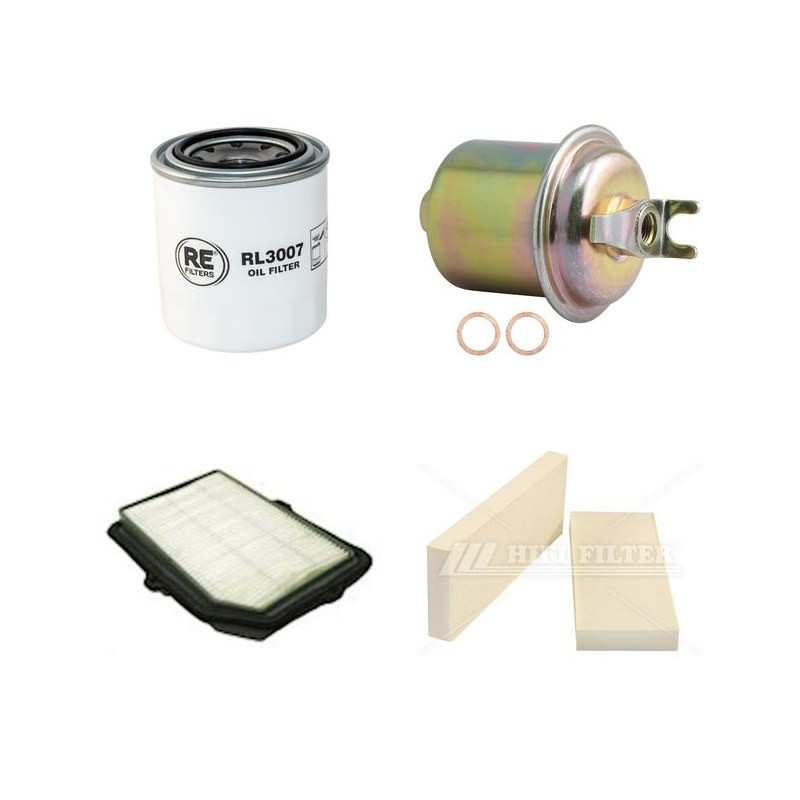 HONDA PRELUDE V 2.2I 16V Filter Service Kit w/ H22A5 Eng.   YR  10.96-10.00 200 CH BB