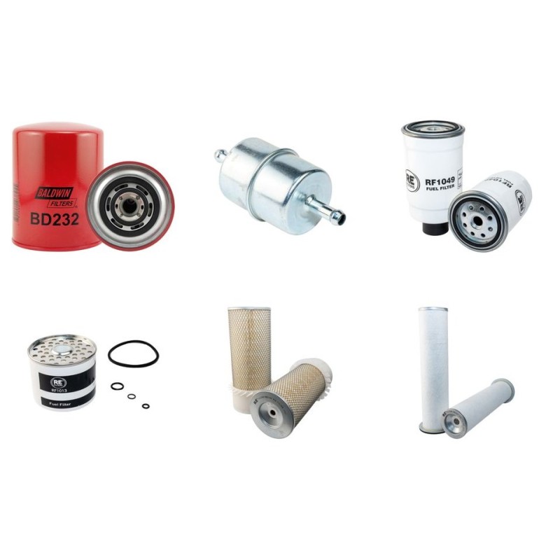 HSM 704 B Filter Service Kit Air Oil Fuel Filters w/Iveco S8045SE00 Eng.