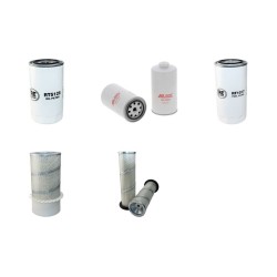 HSM 805 S Filter Service Kit Air Oil Fuel Filters w/CNH F4AE Eng.