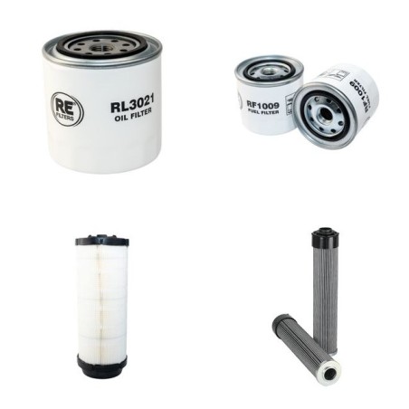 HUBTEX DQ 40 D Filter Service Kit w/Kubota V2003Te Eng.
