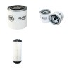 HUBTEX DQ 40 D Filter Service Kit Air Oil Fuel Filters w/Kubota V2003TE Eng.