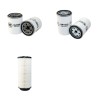 HUERLIMANN H 100 Filter Service Kit Air Oil Fuel Filters w/Mitsubishi  Eng.   YR  2004-