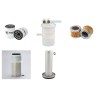 HUERLIMANN H 445 PRINCE Filter Service Kit Air Oil Fuel Filters w/Mitsubishi K4F Eng.