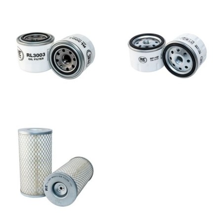 AEBI TT 33 Filter Service Kit Air Oil Fuel Filters w/Kubota V1200B Eng.