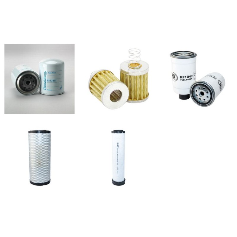 HUERLIMANN XA 606 TURBO Filter Service Kit Air Oil Fuel Filters w/SLH  Eng.