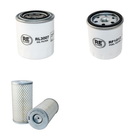 AEBI TT 40 Filter Service Kit Air Oil Fuel Filters w/Kubota V1505 Eng.   YR  2003-