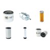HUKI 150 H Filter Service Kit w/Kubota D902 Eng.