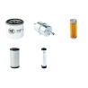 HUKI 150 HR-2 Filter Service Kit Air Oil Fuel Filters w/Kubota D902 Eng.