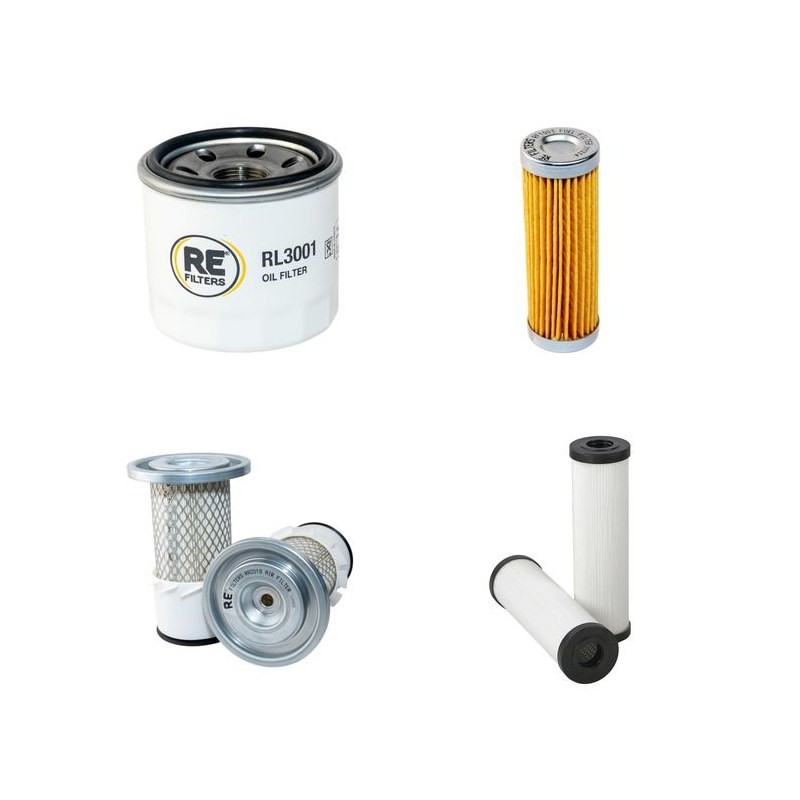 HUKI 160 R Filter Service Kit w/Kubota D722 Eng.