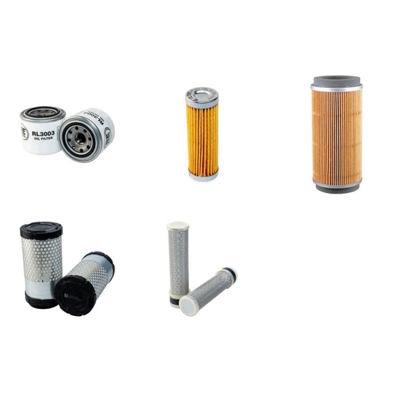 HUKI 160-3 Filter Service Kit w/Kubota D722 Eng.