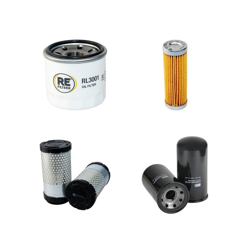 HUKI 180 HYR Filter Service Kit w/Kubota D902-E3B Eng. 2013
