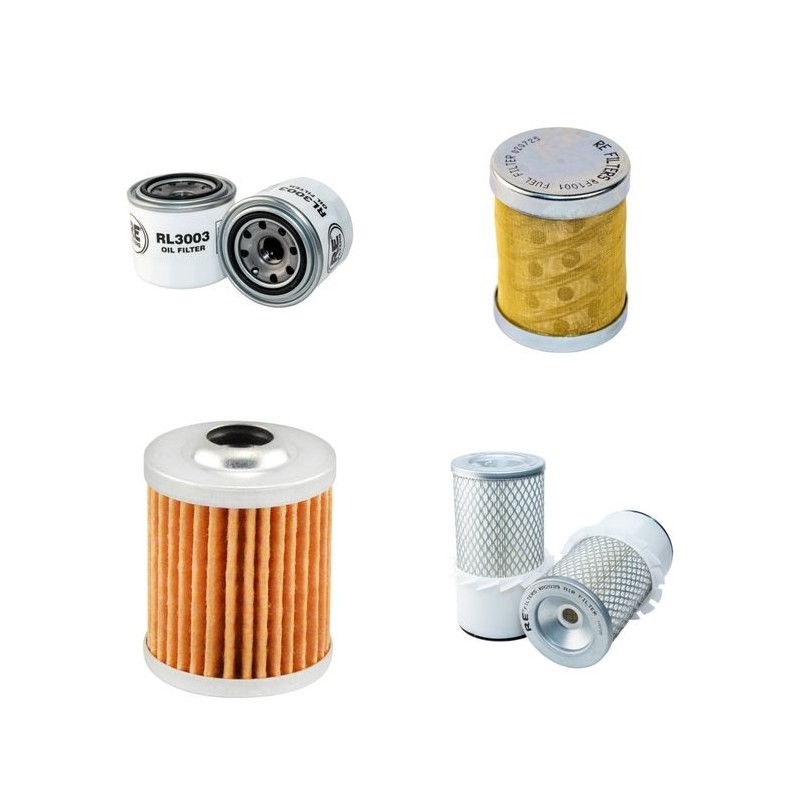 HUKI 280 Filter Service Kit Air Oil Fuel Filters w/ISUZU  Eng.