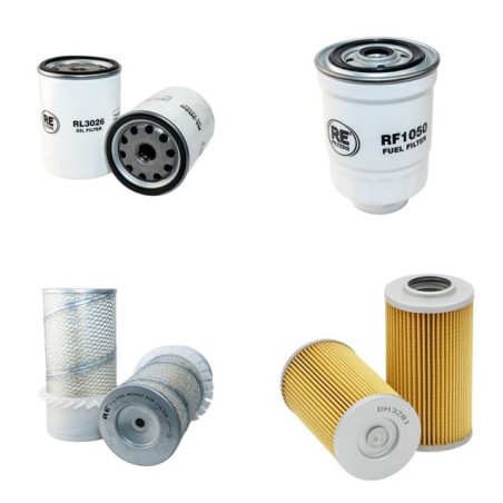 HUKI 450 Filter Service Kit w/Mitsubishi S6S-Dt Eng.